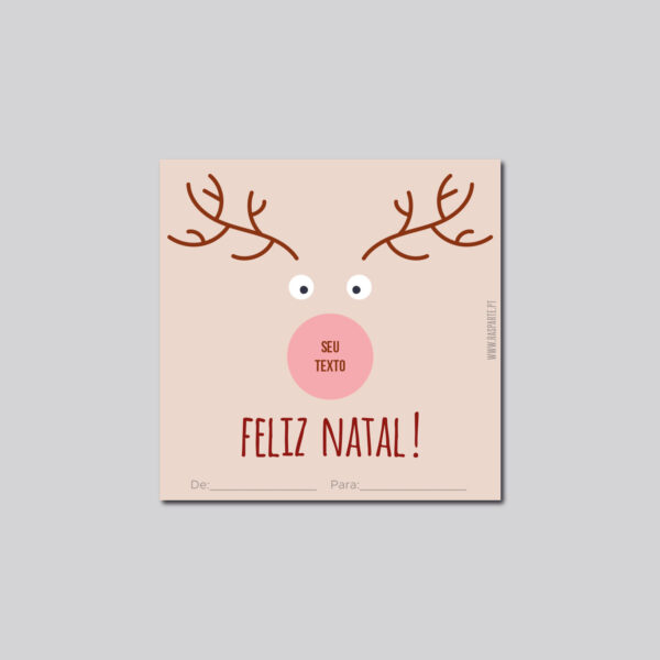 raspadinha de natal rena