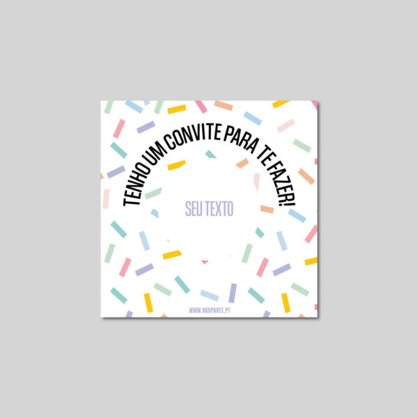 raspadinha personalizada tenho um convite para te fazer