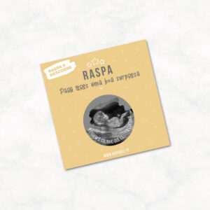 raspadinha anúncio de gravidez