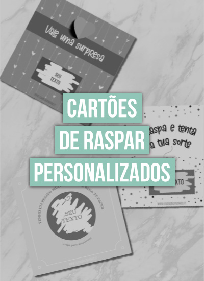 RASPADINHAS PERSONALIZADAS